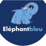 logo Eléphant bleu – Innovation sur le marché du lavage de véhicules !